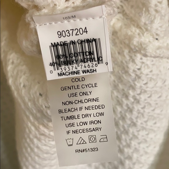 Vince Camuto NWT cream cowl neck sweater - Picture 6 of 7